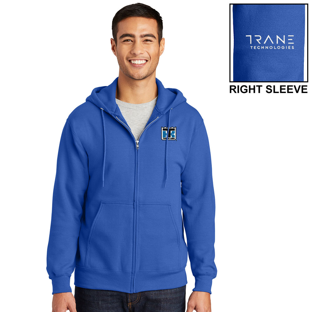 UNISEX FLEECE FULL ZIP HOODED SWEATSHIRT