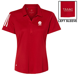 TC LADIES ADIDAS 3-STRIPES POLO