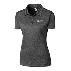 DLR LADIES HEATHERED POLO