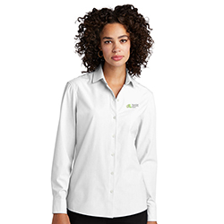 DLR LADIES STRETCH WOVEN DRESS SHIRT