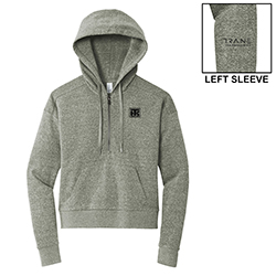 TK LADIES FLEECE 1/2 ZIP PULLOVER