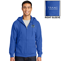 UNISEX FLEECE FULL ZIP HOODED SWEATSHIRT