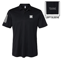 TK MEN'S ADIDAS 3-STRIPES POLO BLACK