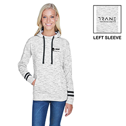 TR LADIES MELANGE SCUBA NECK SWEATSHIRT