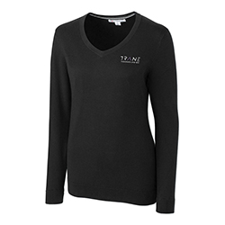 LADIES TRI-BLEND V-NECK SWEATER