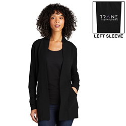 LADIES MICROTERRY CARDIGAN