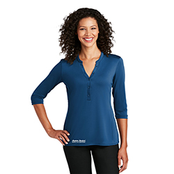 AS LADIES UV PIQUE HENLEY