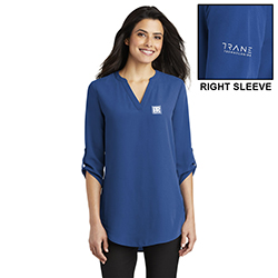 TK LADIES 3/4 SLEEVE TUNIC BLOUSE