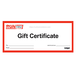 RUNTRU GIFT CERTIFICATE